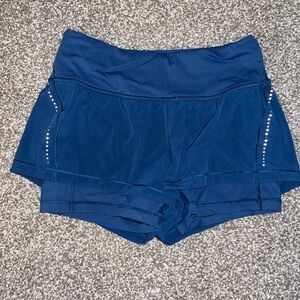 lululemon athletica Blue Athletic Shorts